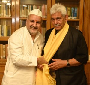 Ravindra is Meeting with J&K Governer 
